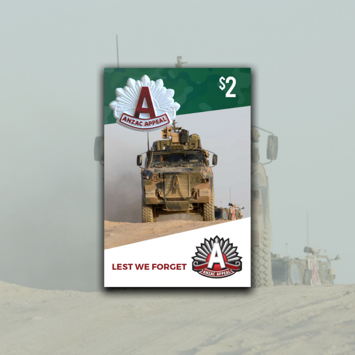 $2 ANZAC Badge