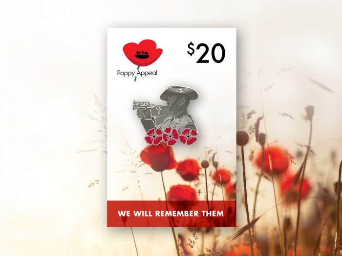 $20 Bugler and Poppies