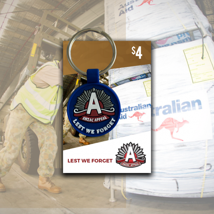 $4 ANZAC Key Ring